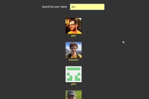 search users on github